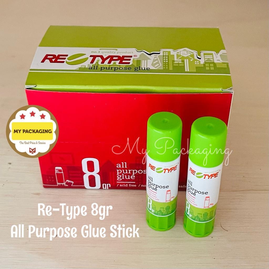 

Lem Stik 8gr - Glue Stick / Lem Batang Re Type / 8 gr