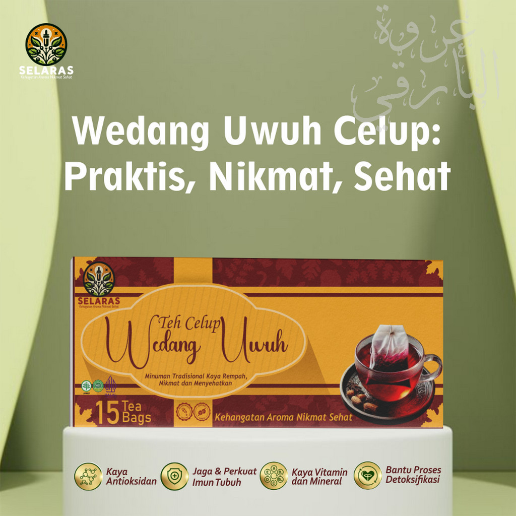 

Teh celup wedang uwuh//Teh herbal Wedang uwuh isi 15 - 25 kantong teh celup