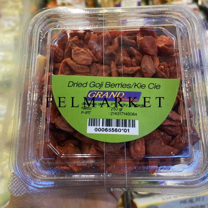 

Dried Goji Berries China / Kie Cie / Buah Goji Berries Kering / Dried Gojiberri / 250 grm