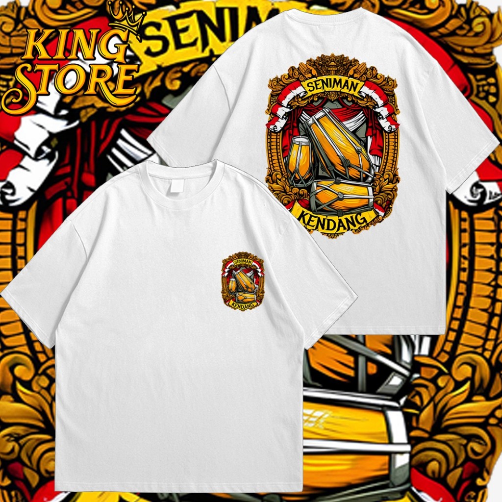 Kaos Kendang Jaipong || kaos Kendang Rampak || Kaos Kendangers || Kaos Musisi Kendang combed 30s COD