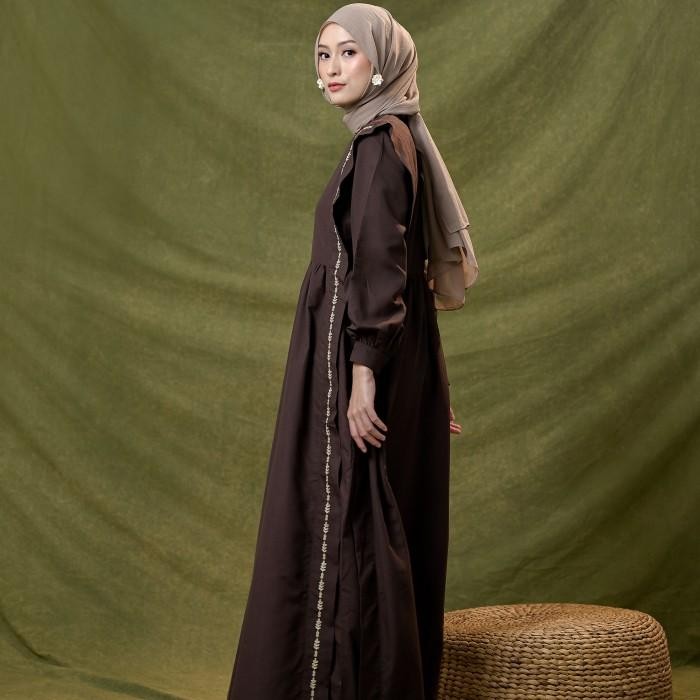 hot zm zaskia mecca - kavita gamis dress - romansa khatulistiwa - edisi wijayakusuma