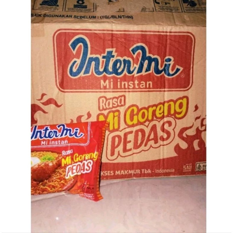 

INTERMI GORENG PEDAS PER DUS ISI 40 PCS