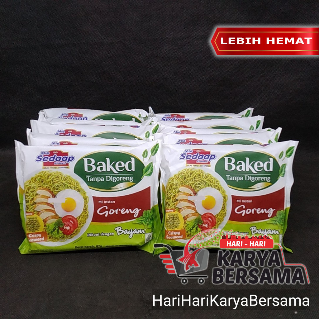 

MIE SEDAAP MIE INSTAN BAKED GORENG PACK 10'S X 87GR