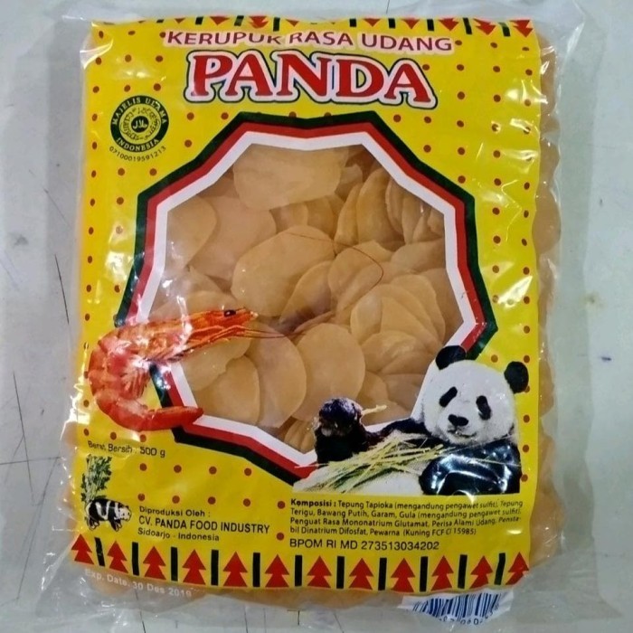 

Kerupuk Sari Udang Panda 500 Gram (Kemasan Kuning / Hijau) Harga Termurah