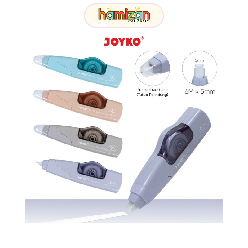 

(1pcs) CT 574 Correction Tape Tip X - Pita Koreksi model Mobil F1 Joyko / Tip Ex CT-574 / Pita Koreksi Correction Tape Joyko CT-574 Murah Berkualits