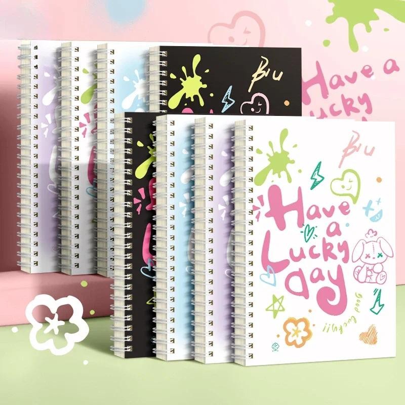 

A5 Coil Notebook Graffiti Nice big Notebook Cute Coil Notebook Student notebooks and journals office accessories daily planner