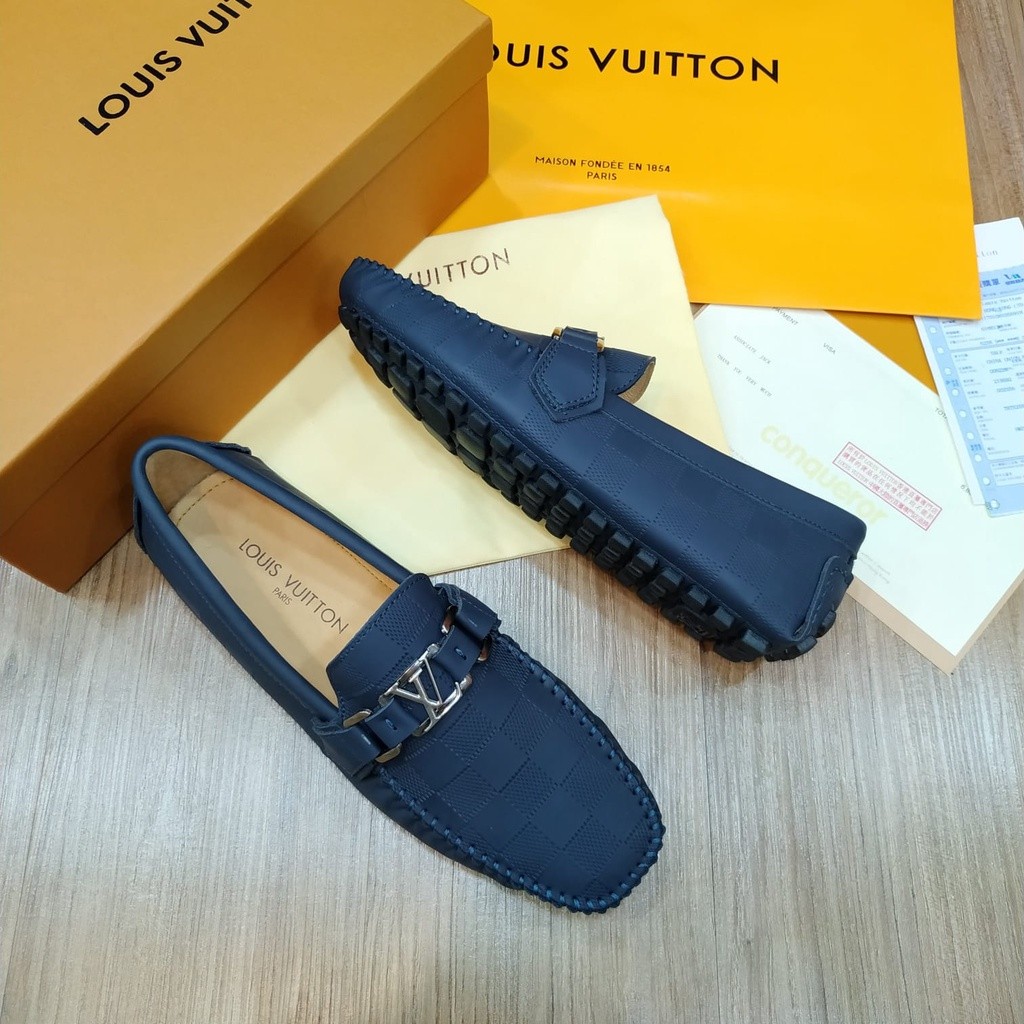 Original Sepatu Louis Vuitton Leather shoe