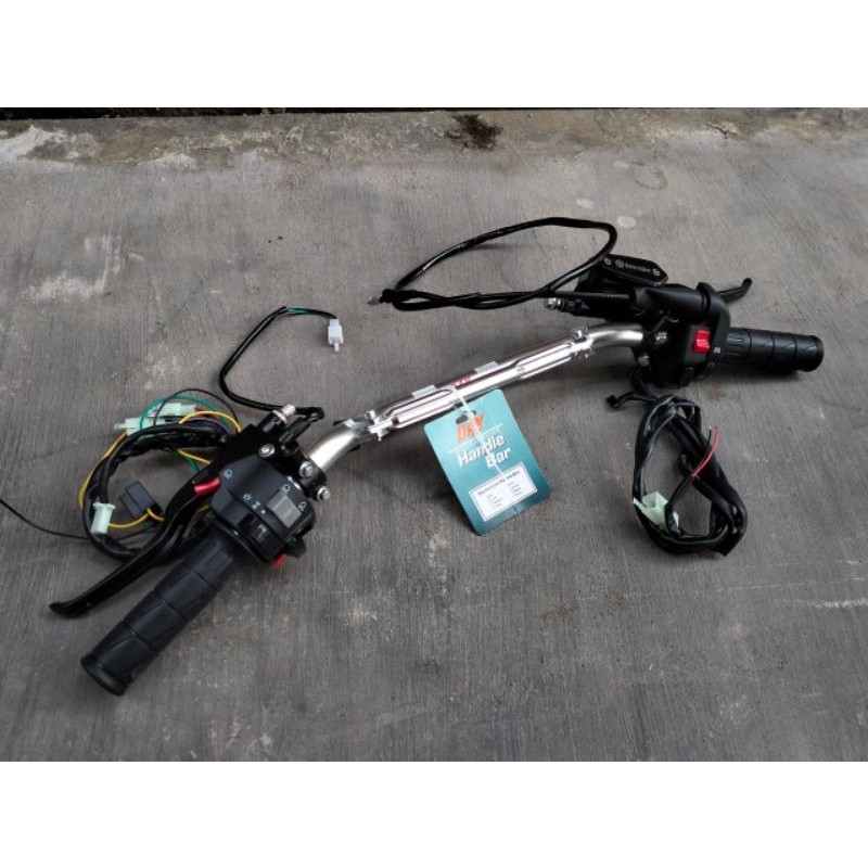 Paket stang stir set tinggal pasang CB GL GL100 MP TIGER RXKING WIN DLL