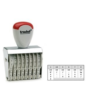 

stempel angka 8 digit Trodat 1558 Ukuran 5mm