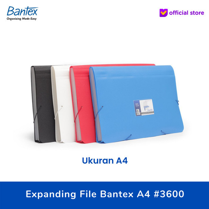 

Bantex Expanding File Tali A4 / Map Harmonika #3600