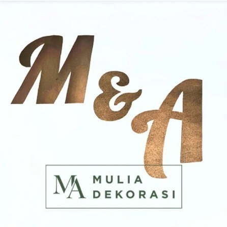 RB001 Tulisan Dekorasi Perhuruf Karton Dekorasi Backdrop