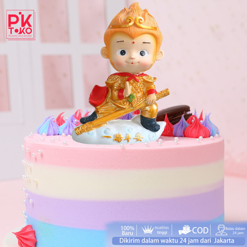 Hiasan Dashboard Mobil Sungokong Sunwukong Kera Pajangan Sun Go Kong Patung Dewa Sun Go Kong