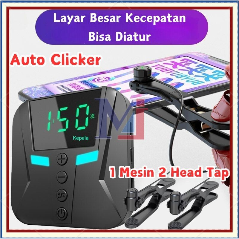 【COD】Auto Clicker Alat Tap Tap Layar Auto Clicker Hp Untuk Smart Phone Multifunctional Layar Ponsel 