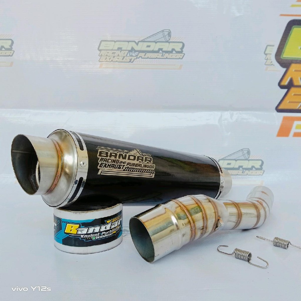 Knalpot CBR 150 Facelift Full System Slip On Asli Bandar Racing Exhaust
