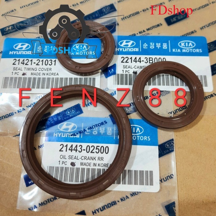 SEAL KRUK AS BELAKANG NOKEN AS SEAL KRUK AS DEPAN SEAL TIMING PICANTO LAMA ATOZ VISTO 3PC