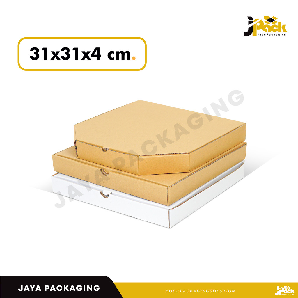 

Box 31X31X4 cm LD Kardus/Karton/kemasan/paking/boxPizza/boxjam/hampers/tinggi4