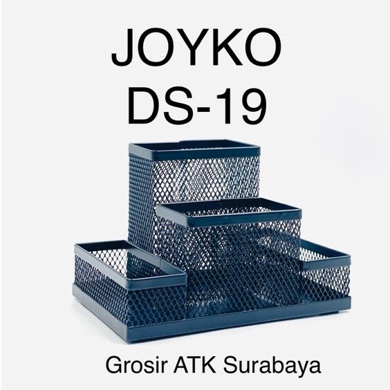 

( StaLand ) Desk Set Tempat Alat Tulis Bolpen Pensil Stationery Stand Joyko DS-19