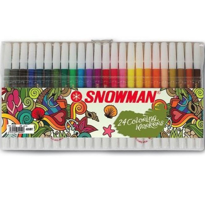 

Spidol Snowman Kecil 24 Warna PW-24A