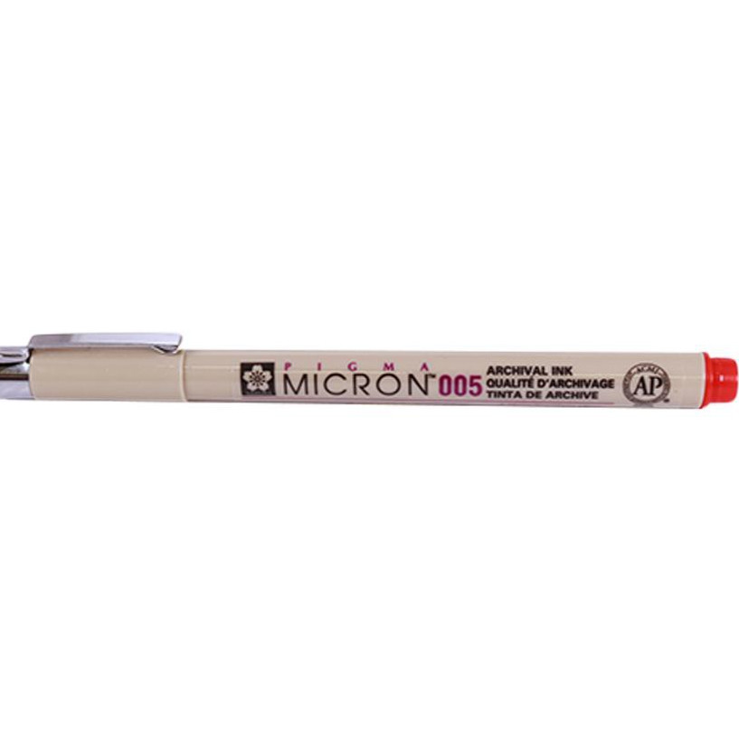 

Gramedia Surabaya - BALLPOINT SAKURA PIGMA MICRON 005 RED