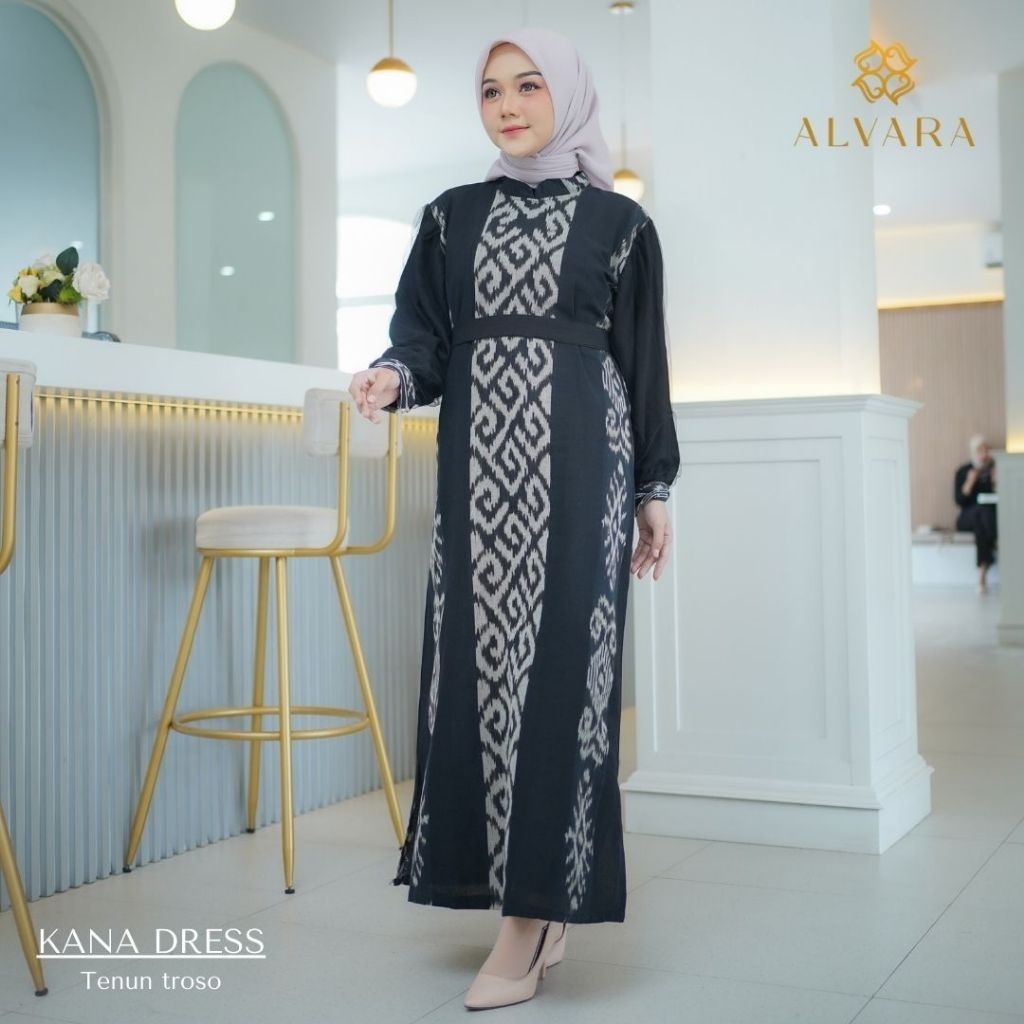 Alvara Kana Gamis Tenun Troso  Big Size Jumbo