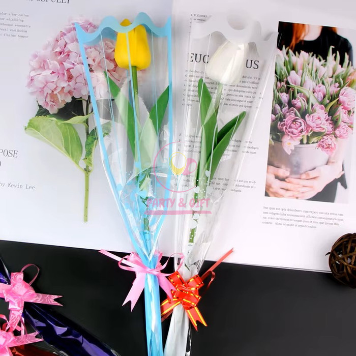 

PARTY & GIFT STORE | Plastik Bungkus Bunga Mawar | Rose Sleeve | Wrap Bunga Tangkai | Buket Single