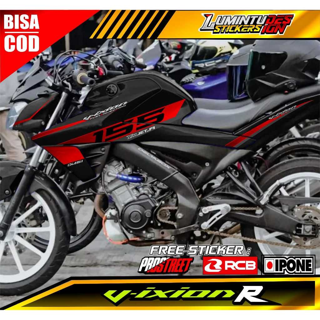 STRIPING VARIASI MOTOR YAMAHA VIXION R / STICKER LIST MOTOR VIXION R
