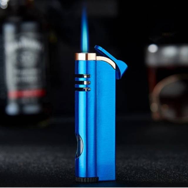 KOREK API BARA Mini Logam Ringan Torch Turbo Lighter KOREK API MANCIS UNIK