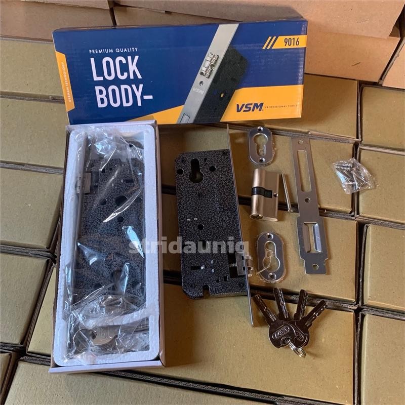 kunci Pintu Rumah Body pelor vsm 9016 Besar - Gagang Tarik Geser