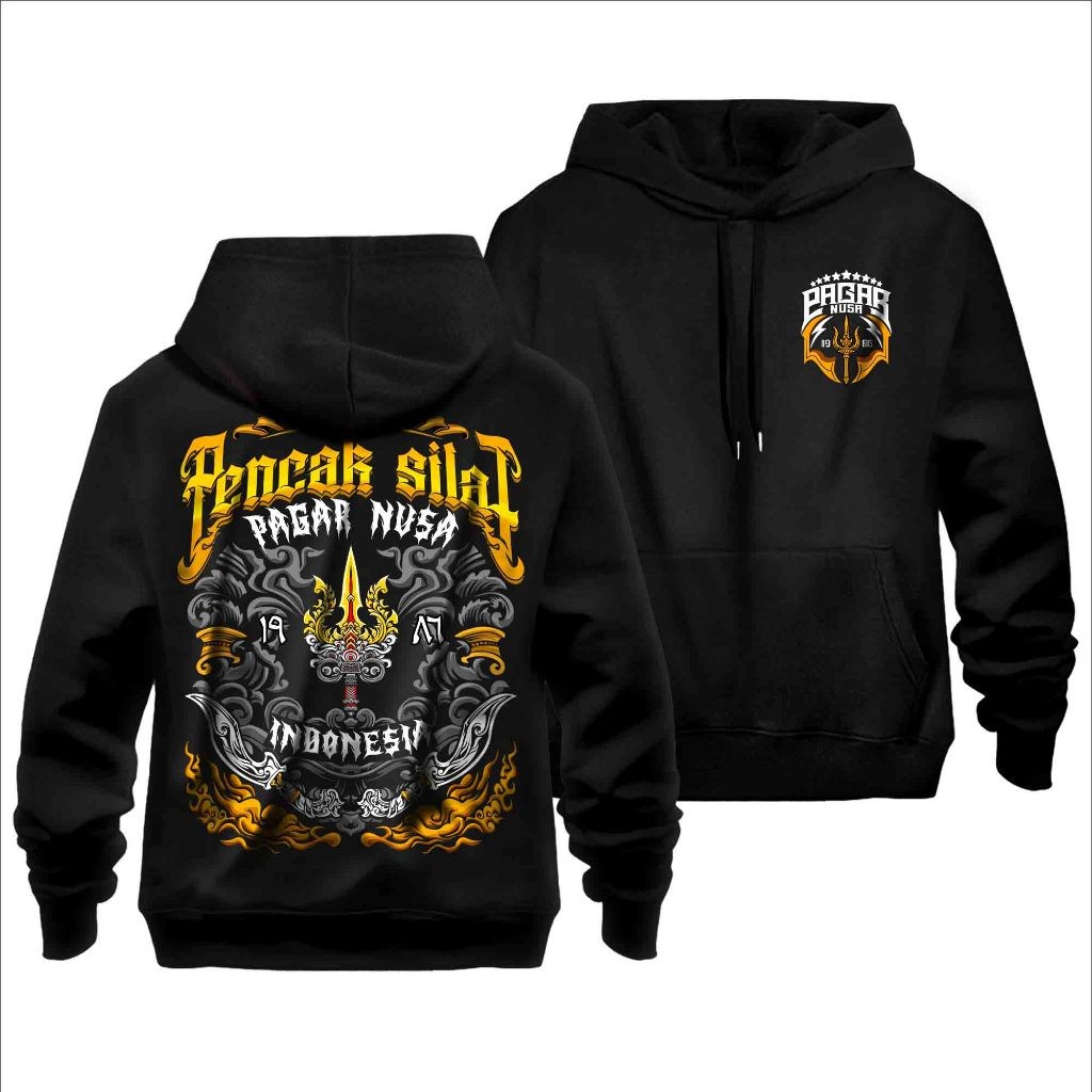 Jaket Hoodie Trisula Pagar nusa Terbaru - Trident 1986 Distro Kaos Pagar Nusa Indonesia