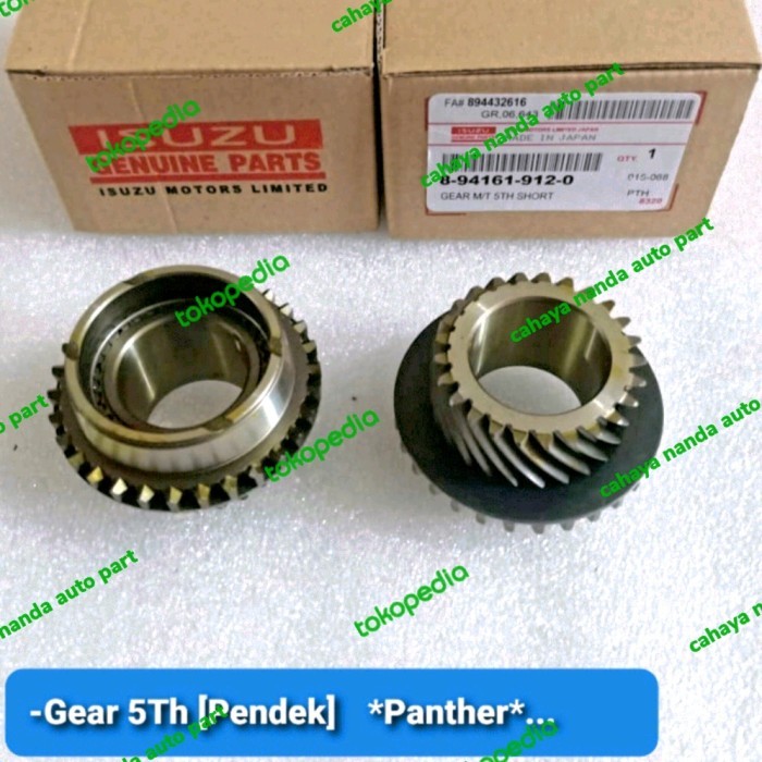 Gear 5Th Panther Gigi 5 Pendek Panther Speed MainShaft Gear 5TH Pendek
