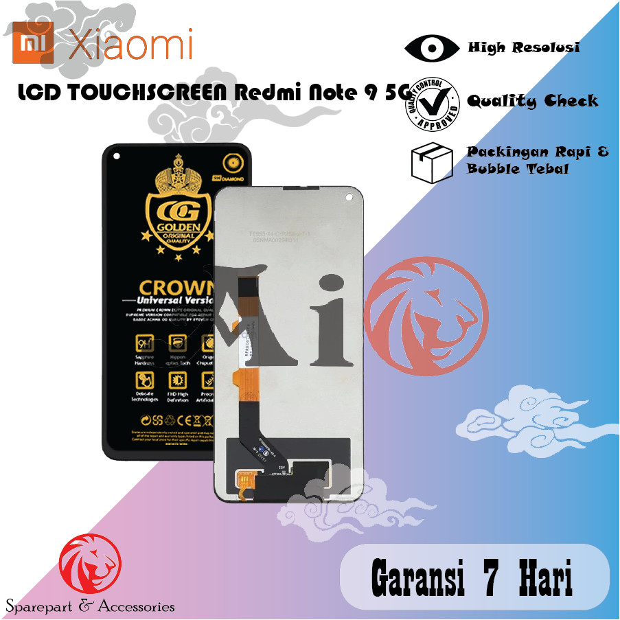 LCD REDMI NOTE 9T / NOTE 9 5G / XIAOMI REDMI NOTE 9T / XIAOMI REDMI NOTE 9 5G FULLSET COMPLETE
