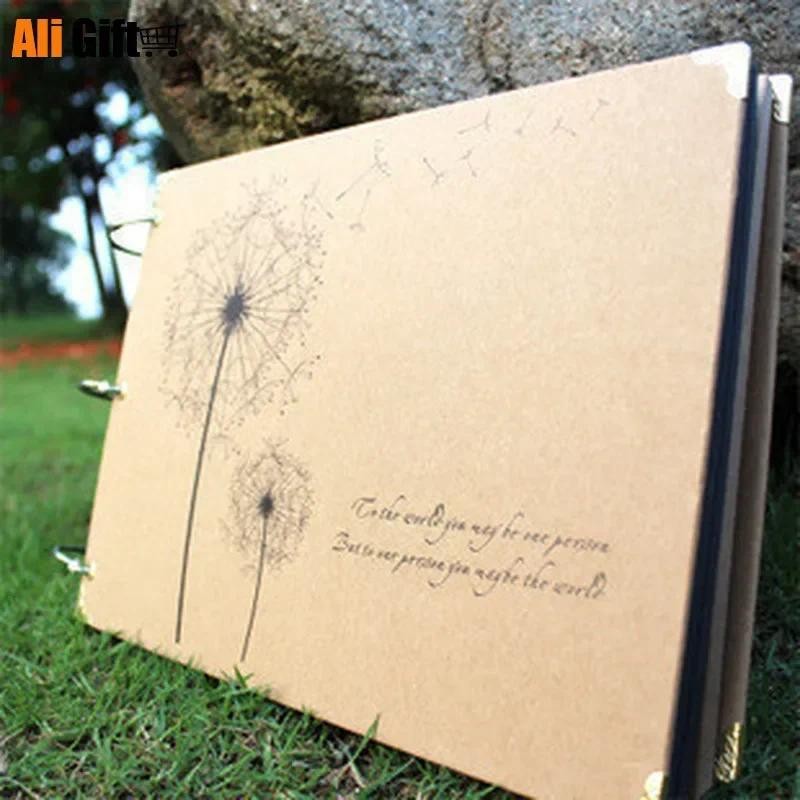 

10inch DIY Album Dandelion Series AlbumDiy Handmade Photo Albums for Lover Baby Wedding Stickers Scrapbooking 10 Sheets