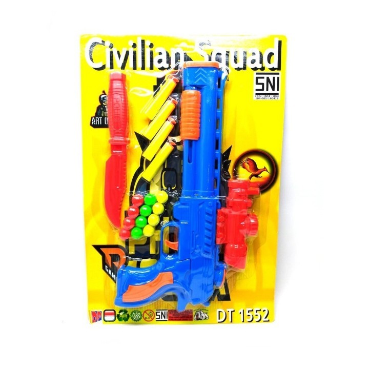 Mainan Pistol Nerf Gun Peluru Senjata Set Murah
