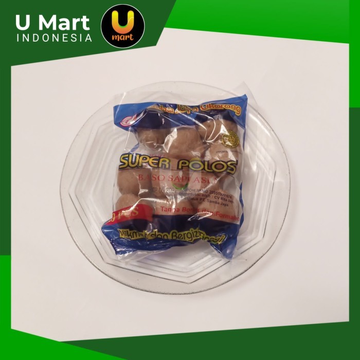 

U Mart - Bakso Sapi Super Polos 1 pack Isi 10