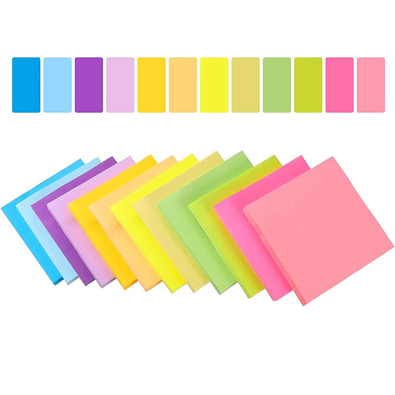 

6-12PCS Sticky Notes Kawaii Stationery Supplies Note Stationery & Office Accessories Notebooks Scratch Paper Sticky