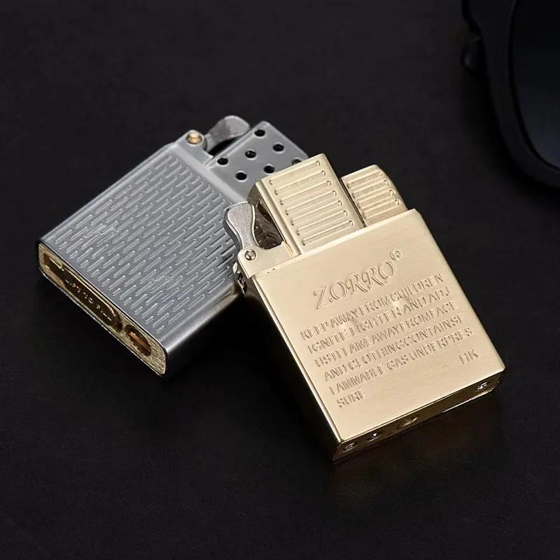 Zorro Original Butane Gas Insert Movement Accessories Replace Inner Liner Windproof Single Double Je