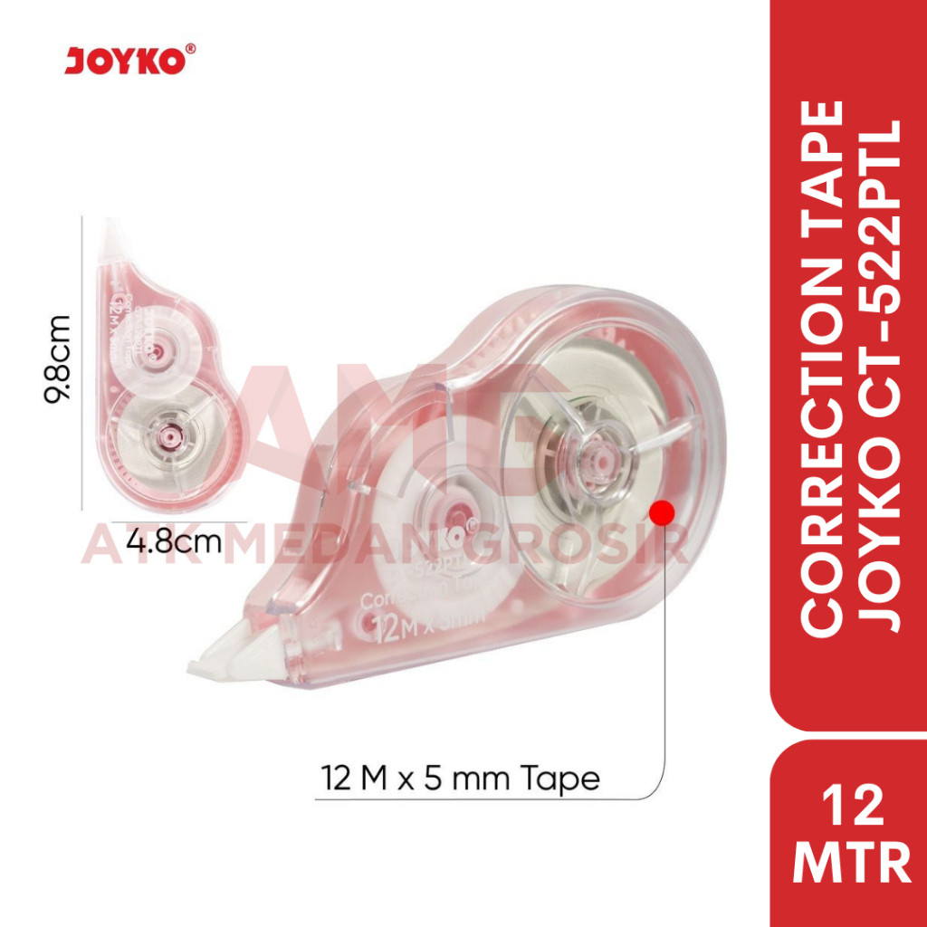 

CORRECTION TAPE 12M JOYKO CT-522PTL (STIKER TARIK)