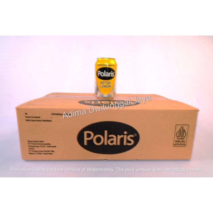 

Polaris Bitter Lemon Kaleng 24x330ml - Karton