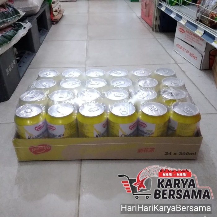 

MINUMAN KALENG NARAYA CHRYSANTHEMUM TEH BUNGA 24'S X 300ML PER KARTON