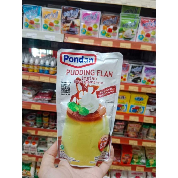 

New Item PONDAN PUDDING FLAN VANILLA POUCH 100G