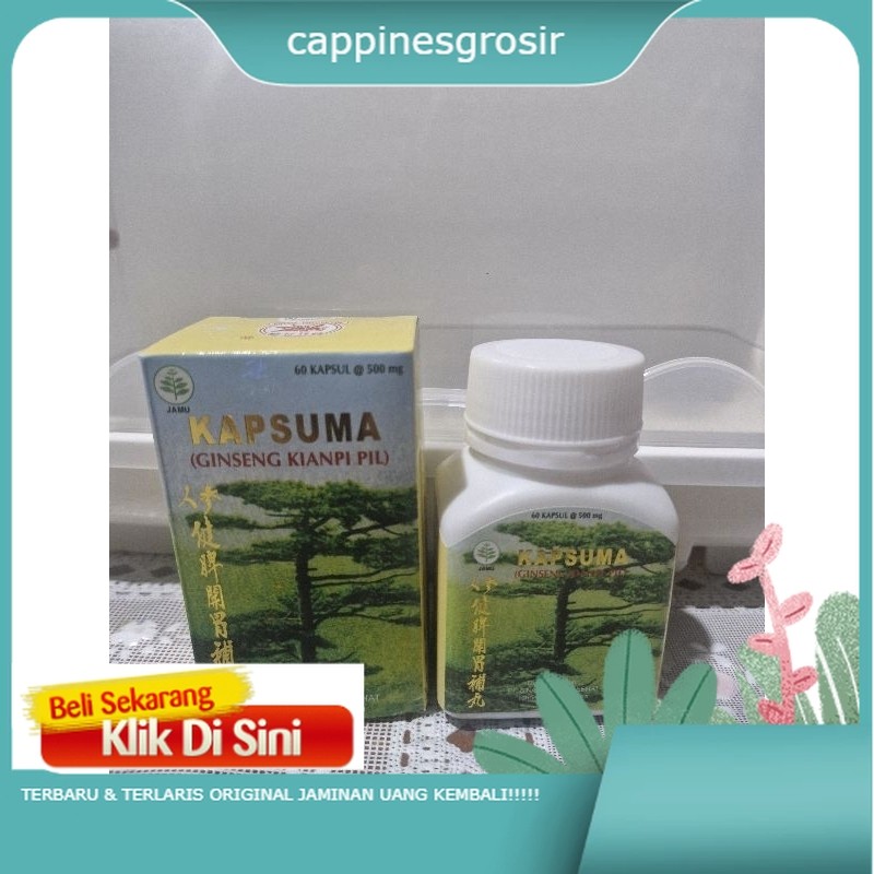

【Top】 FLASH SALE!!! PRODUCT BEST SELLER Kapsuma Ginseng Kian Pi Ed 2029 Asli Original original 100% free cod seluruh indonesia ^_^
