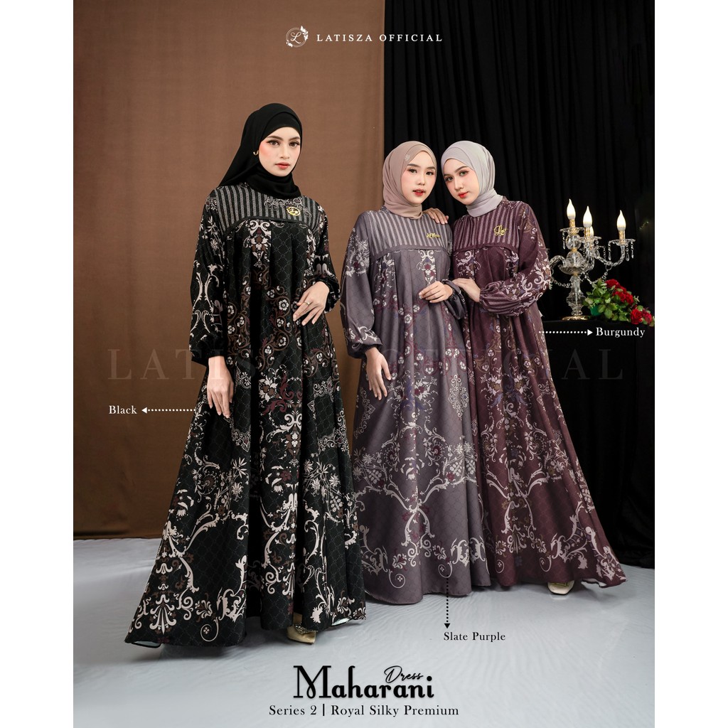 Maharani Dress Style 2 by Latisza (Gamis Rayon Premium)