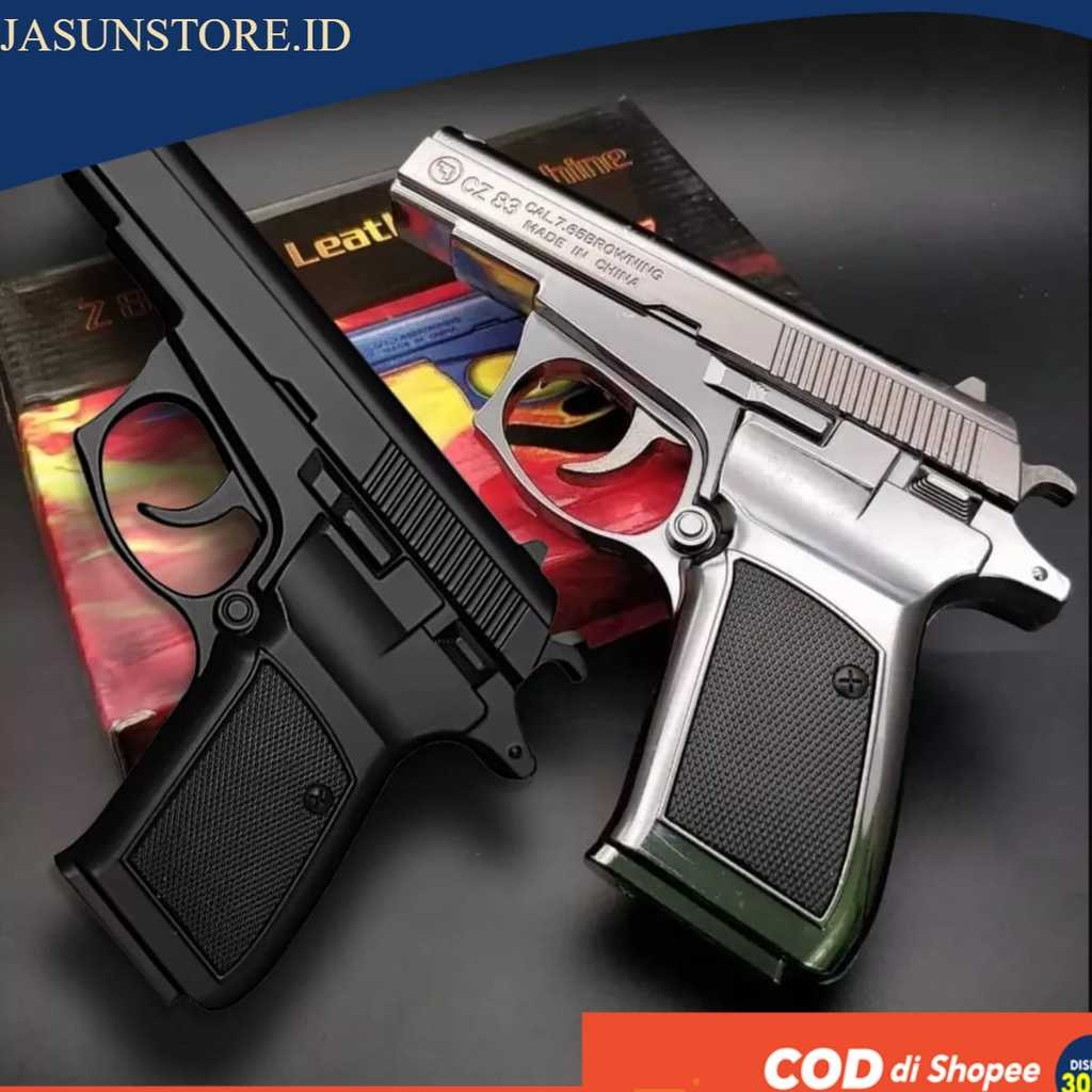 korek api model pistol z83 full besi bisa di kokang seperti asli. korek gas pistol makarov bisa di i