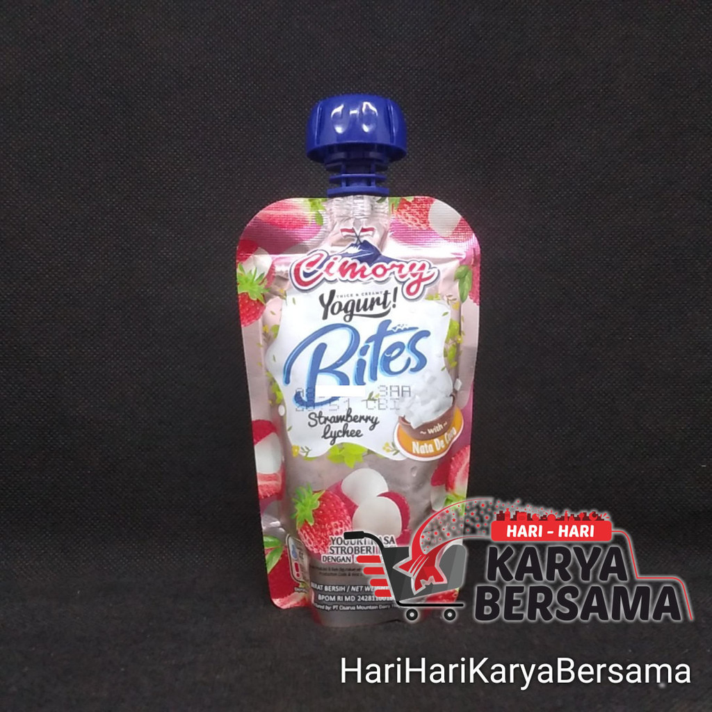 

CIMORY YOGURT BITES STRAWBERRY LYCHEE WITH NATA DE COCO 120GR