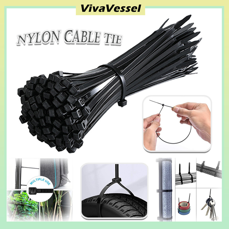 Kabel Tis Ties/kabel ties tebal/Nylon Tis Pengikat Perapih Kabel 10CM/20CM/30CM