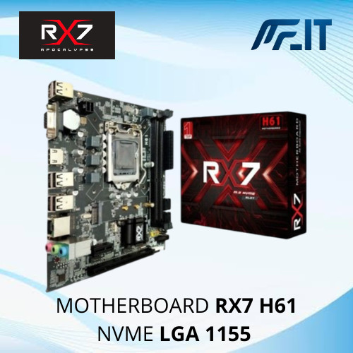 MOTHERBOARD RX7 H61 NVME LGA 1155 DDR3 MOBO H61 MAINBOARD H61 BULLDOZER