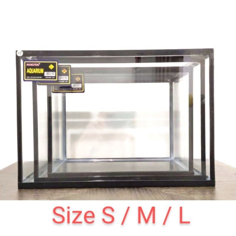 3sett Aquarium akrilik nikita / KANZA  ukuran S M L