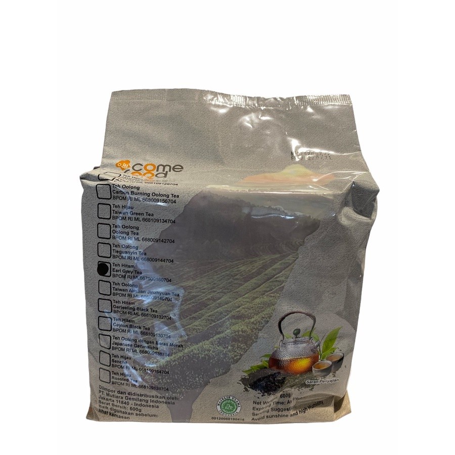 

allforyou_-undefined-ComeFood Earl Grey Black Tea 600gr Come Food Daun Teh Hitam Seduh