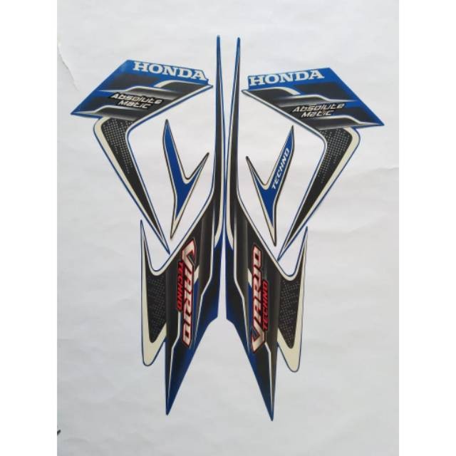 stiker striping honda vario techno karbu 110 2010 biru