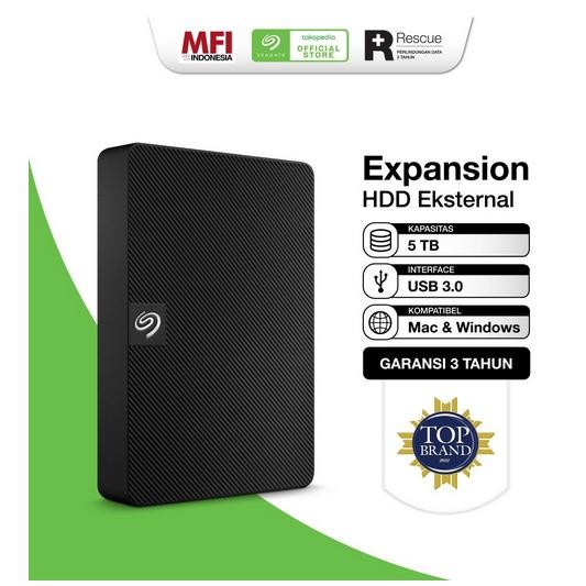 Seagate Expansion Hardisk Eksternal 5TB - Hitam